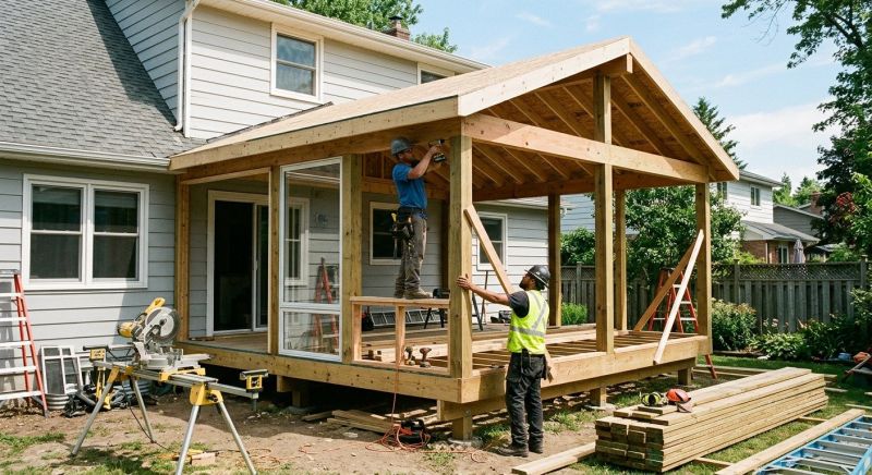 Deck Enclosure Installation in Austin, TX