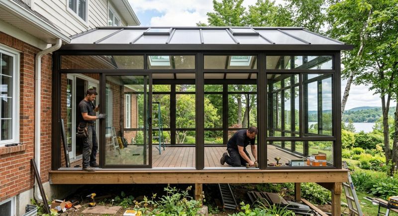 All Season Room Installation in Asheville, NC