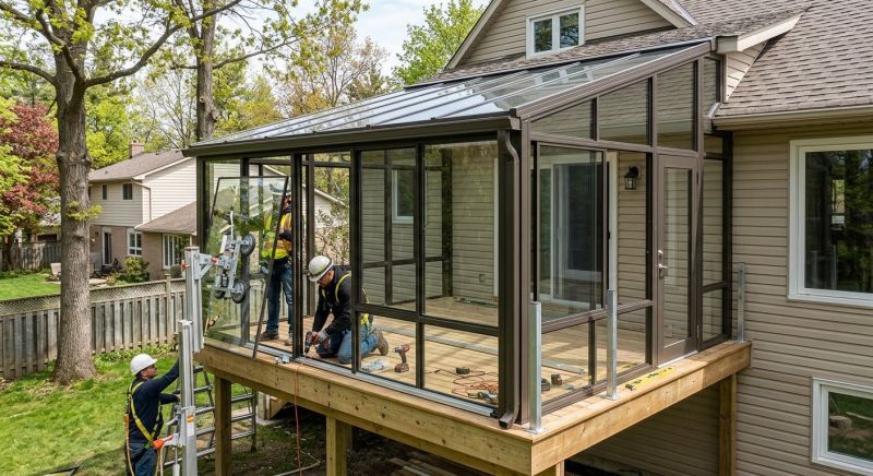 Deck Enclosure Construction in Dallas, TX