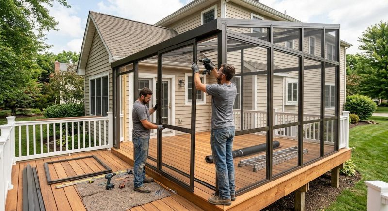 Deck Enclosure Construction in Asheville, NC