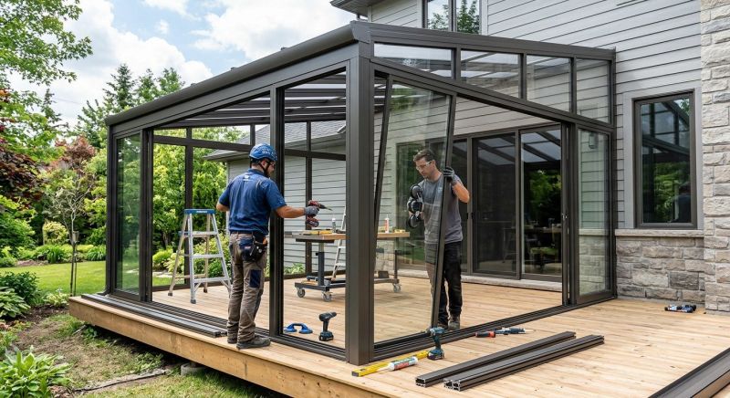 Deck Enclosure Installation in Arvada, CO
