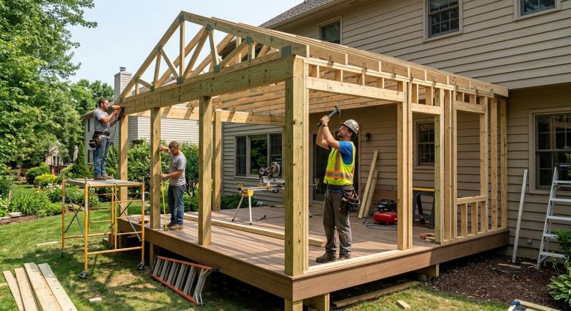 Deck Enclosure Installation in Chattanooga, TN
