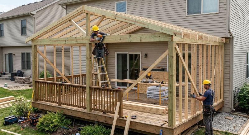 Enclosed Deck Installation in Asheville, NC