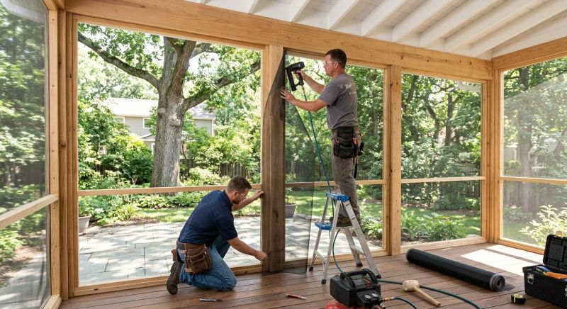 Enclosed Porch Construction in Nashville, TN