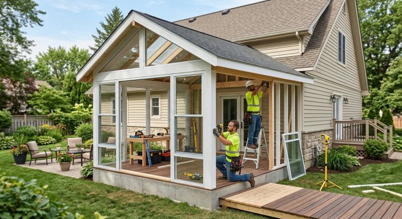 Enclosed Porch Installation in Seattle, WA