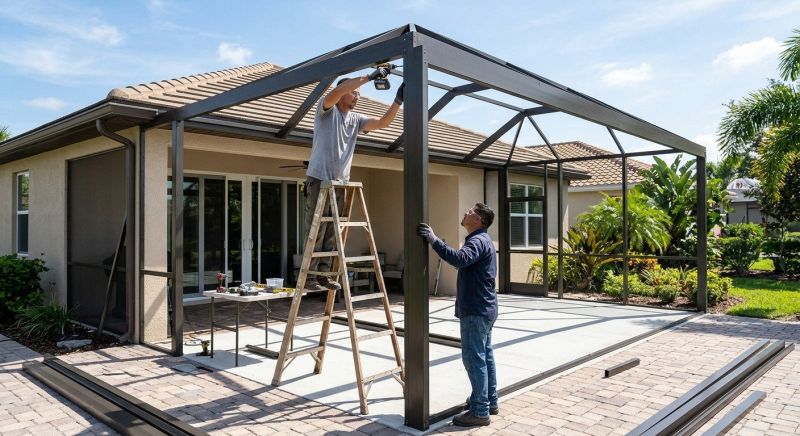 Lanai Enclosure Installation in Longmont, CO