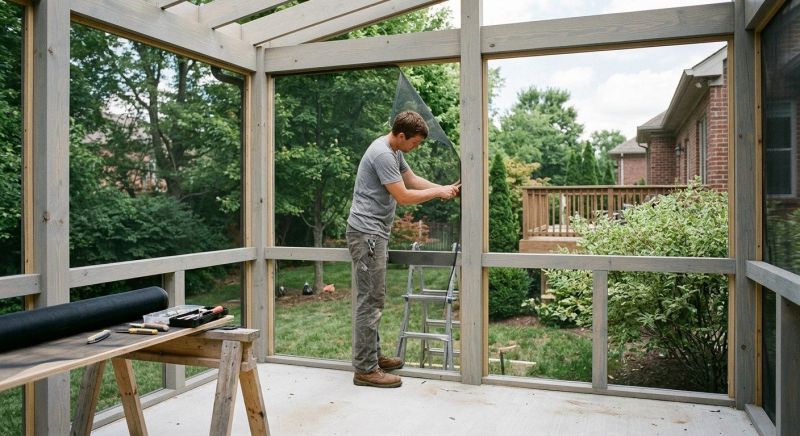 Porch Enclosure Installation in Longmont, CO