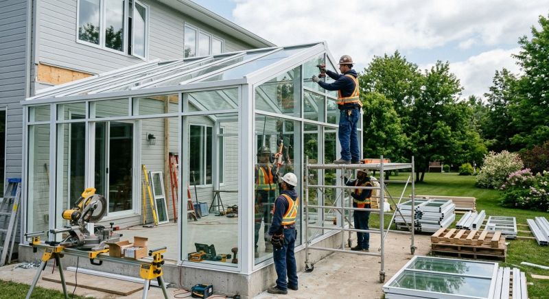 Sunroom Addition Construction in Dallas, TX